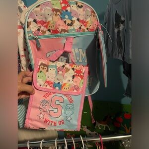 New with tags, Squishmallow Backpack - 5 piece. $45 MSRP